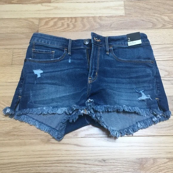 COPY - NWT A&F Low Rise Distressed Shorts - Picture 1 of 3